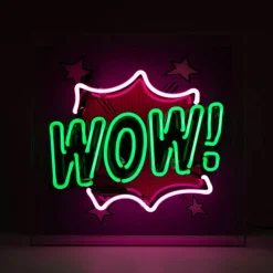 Acryl-Box Neon - WOW | A189013