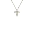 Anhänger mit Kette Weißgold 750 Diamanten 0,23 ct G vs | A139081