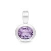 Anhänger oval Sterlingsilber 925 Amethyst | A145007