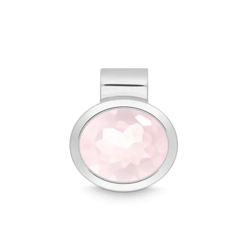 Anhänger Sterlingsilber 925 Rosenquarz | A145003