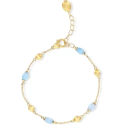 Armband 750/- Gelbgold Aquamarin 3 ct | A177781