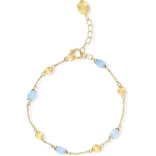 Armband 750/- Gelbgold Aquamarin 3 ct | A177781