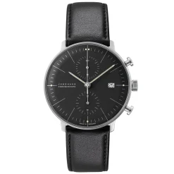 Armbanduhr Max Bill Automatik schwarz | A194753