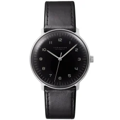 Armbanduhr Max Bill Automatik schwarz | A194836