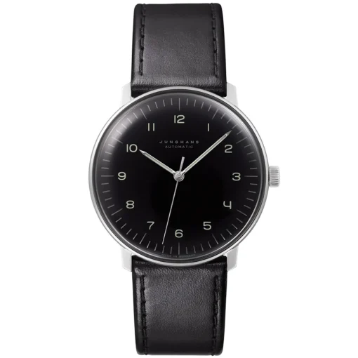 Armbanduhr Max Bill Automatik schwarz | A194836
