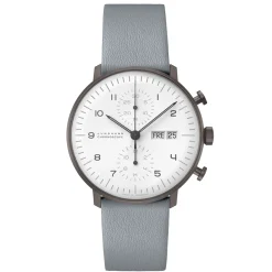Armbanduhr Max Bill Chronoscope schwarz PVD | A194950