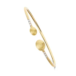 Armreif 750/- Gelbgold Diamanten 0,084 ct | A177644