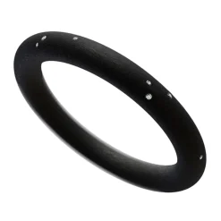 Armreif Kautschuk 14 Brillant 0,20 ct W si Weißgold 750/- | A132739
