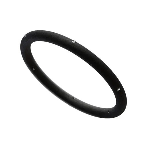 Armreif Kautschuk 6 Brillanten 0,06 ct W si Weißgold 750/- | A132751