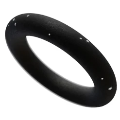 Armreif Kautschuk 20 Brillanten 0,40 ct W si Weißgold 750/- | A132735
