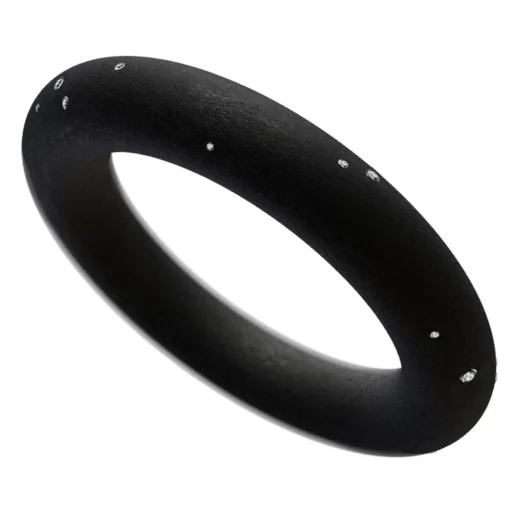 Armreif Kautschuk 20 Brillanten 0,40 ct W si Weißgold 750/- | A132735