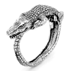 Armreif Krokodil groß Sterlingsilber | A138309