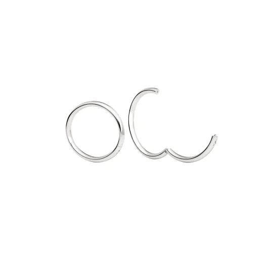 Armreif oval L massiv Sterlingsilber 925 | A172110