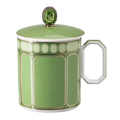 Becher m. Henkel und Deckel 0,39 l fern | A121381