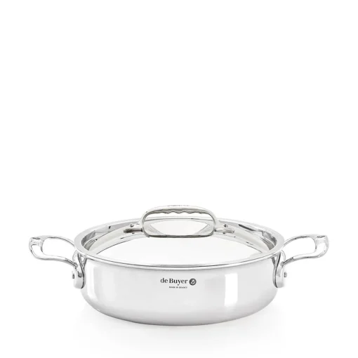 Bratentopf nieder m. Deckel 28 cm 4,60 l | A127738