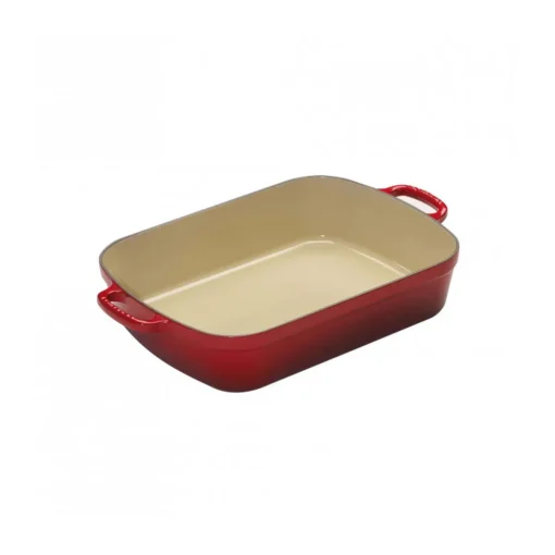 Bratreine Guss 37x29 cm kirschrot | A149174
