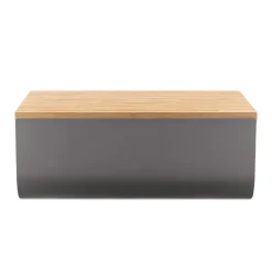 Brotkasten 34x21 cm grau | A100077