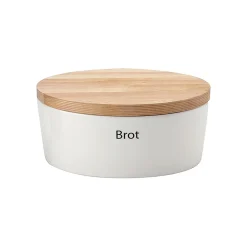 Brottopf oval 30x23x13 cm weiß | A158441