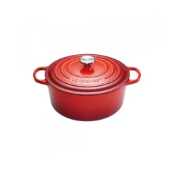 Bräter rund 24 cm kirschrot | A150493