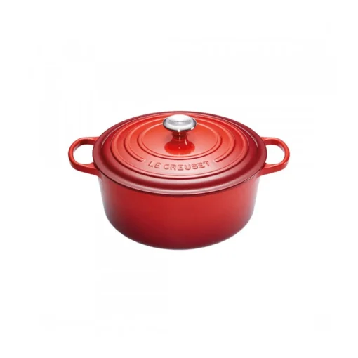 Bräter rund 24 cm kirschrot | A150493
