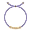Buchstabenarmband DREAM vergoldet lila | A181250