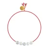 Buchstabenarmband PEACE rot | A181309