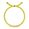 Buchstabenarmband PEACE vergoldet gelb | A181235