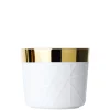 Champagnerbecher weiß Stabrelief | A100595