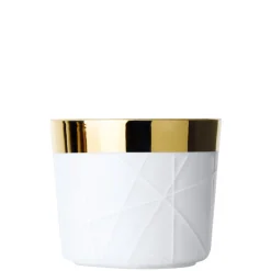 Champagnerbecher weiß Stabrelief | A100595