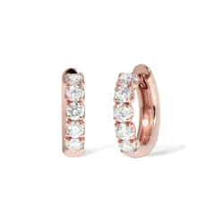 Creolen Roségold 750/- Diamanten 0,57 ct G VS | A139842