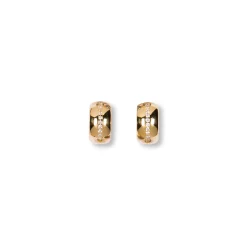 Creolenstecker Sterlingsilber 925 gold Zirkonia | A169705