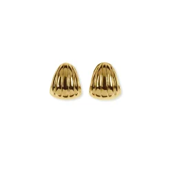 Creolenstecker Sterlingsilber 925 gold | A170103