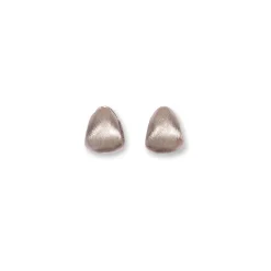 Creolenstecker Sterlingsilber 925 gold matt | A172322
