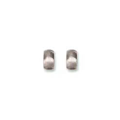 Creolenstecker Sterlingsilber 925 silber matt | A170125