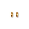 Creolenstecker Sterlingsilber 925 gold matt | A170312