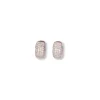 Creolenstecker Sterlingsilber 925 silber Kristall | A172852