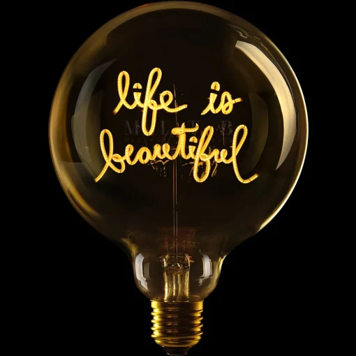 Dekobirne LIFE IS BEAUTIFUL | A188447