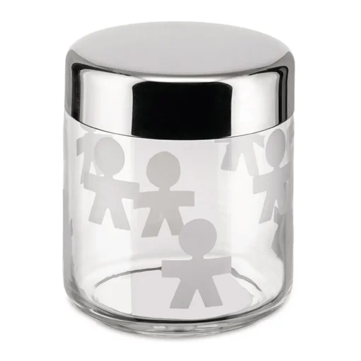 Dose 0,75 l/12,3 cm Edelstahl/Glas | A106183