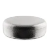 Dose rund 23 cm Texture Edelstahl | A100064