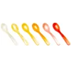 Eierlöffel-Set 6 Stück vanille, gelb, sonnengelb, orange, aprikose, korall | A124315