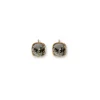 Einhängerpaar 91 black diamond Sterlingsilber 925 gold | A171448