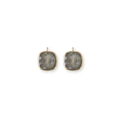 Einhängerpaar 90 pudergrau Sterlingsilber 925 gold | A169467