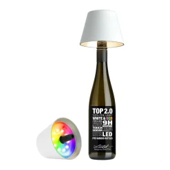 Flaschenaufsatz LED Lampe dimmbar weiß | weiß | A141553