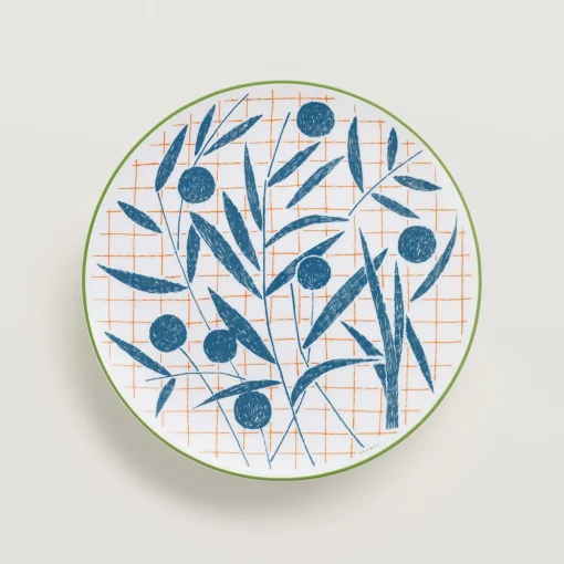 Frühstücksteller 21 cm blau | A100568