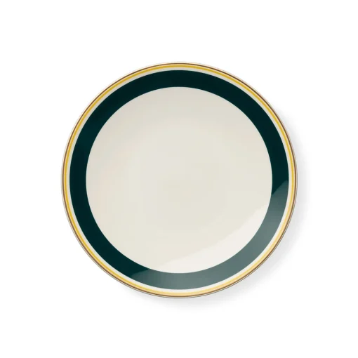 Frühstücksteller 24 cm grün/gelb | A122884