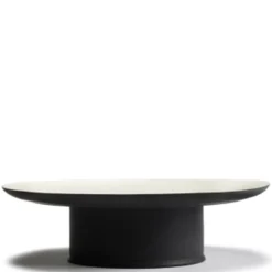 Gebäckschale 33 cm schwarz/wollweiß | A177514