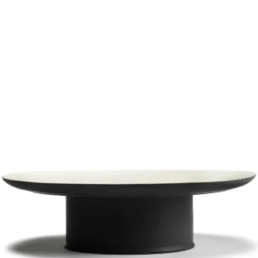 Gebäckschale 33 cm schwarz/wollweiß | A177514