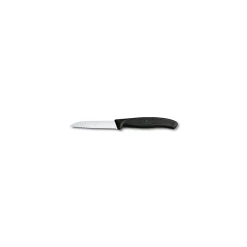 Gemüsemesser Wellenschliff 8 cm schwarz | A172784