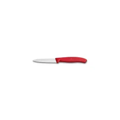 Gemüsemesser Wellenschliff 8 cm rot | A172780