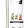 Glashalm-Set grau + Bürste (2 Stck.) | A122653